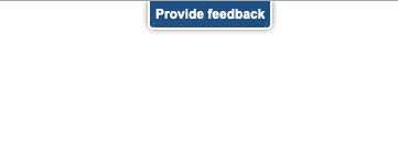 A Provide Feedback button overlaid on an otherwise blank page